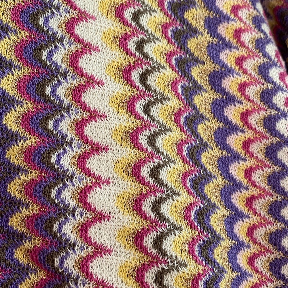Missoni Chevron poncho/cover up/ Top - Picture 3 of 12